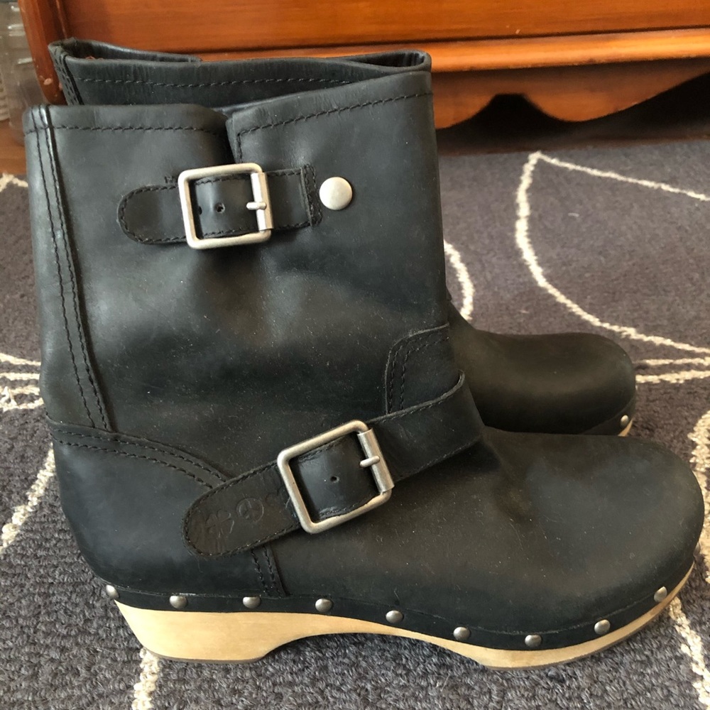 Lucky Brand Studded Clog Boots